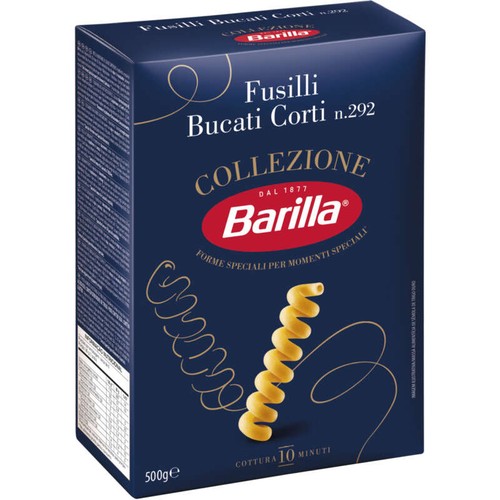 Barilla Pâtes fusilli bucati corti collezione 500g