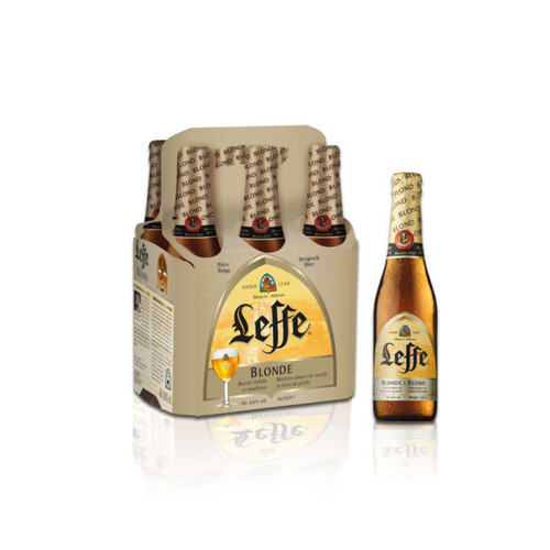 Leffe bière blonde abbaye pack 6x33 cl
