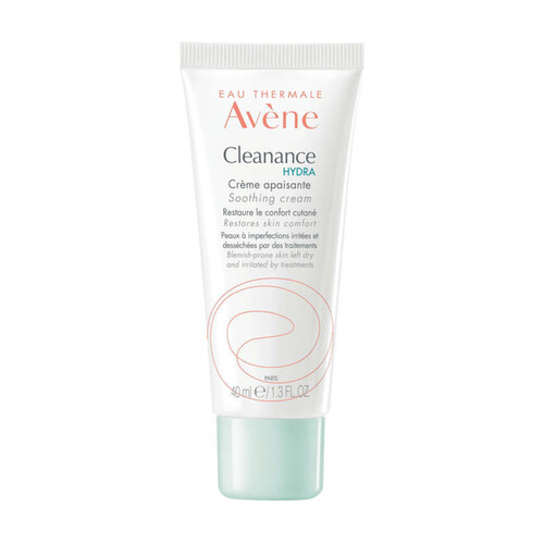 [Para] Eau Thermale Avène Cleanance  HYDRA Crème apaisante peaux desséchées et irritées par traitements 40ml