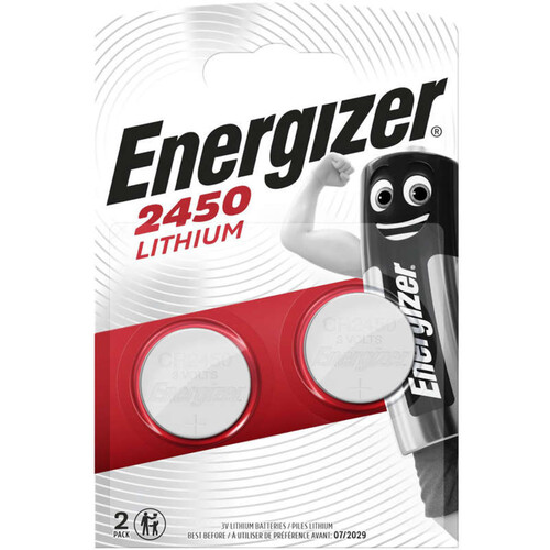 Energizer 2 Piles Cr2450 Lithium