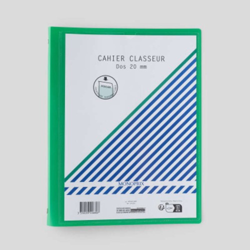 Monoprix Cahier Classeur Perso A4