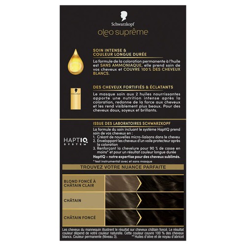 Schwarzkopf Oleo Coloration permanente 3-10 Châtain Foncé