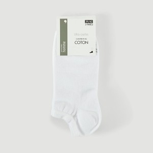 Lot de 3 paires de Chaussettes Ultra-Courtes en Jersey - 39/42