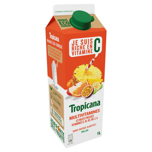Tropicana Jus Frais Multivitamines la Brique de 1L