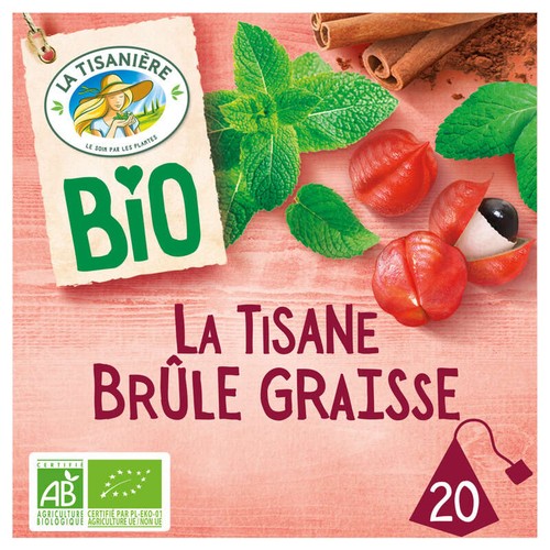 La Tisanière 20 Sachets Brule Graisse Bio La Tisanière 26g