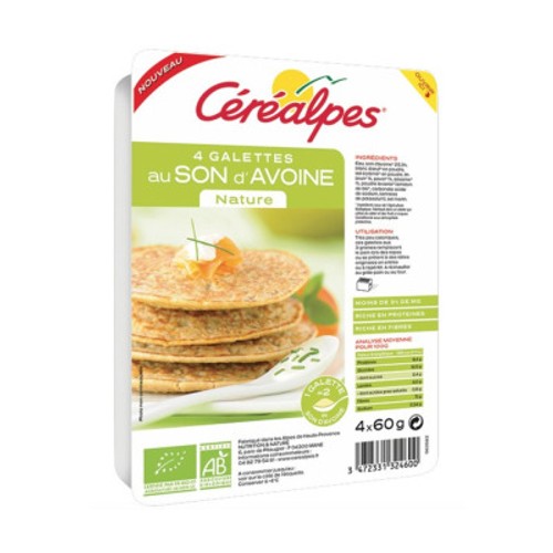 Ceréalpes Galettes Au Son D'Avoine 2X90G