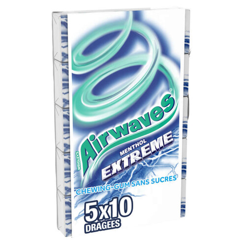 Airwaves Menthol Extreme & Eucalyptus 5X10 Dragées 70G