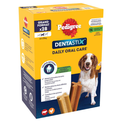 Pedigree Dentastix Bâtonnets pour chien moyen 720g