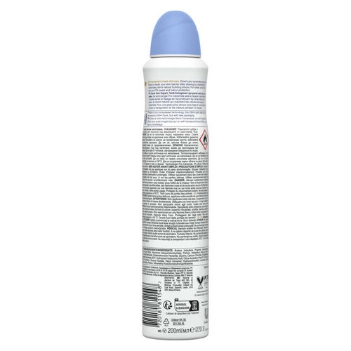 Dove Déodorant Spray Anti-Transpirant Semi-Compressé Fresh Cotton 200ml