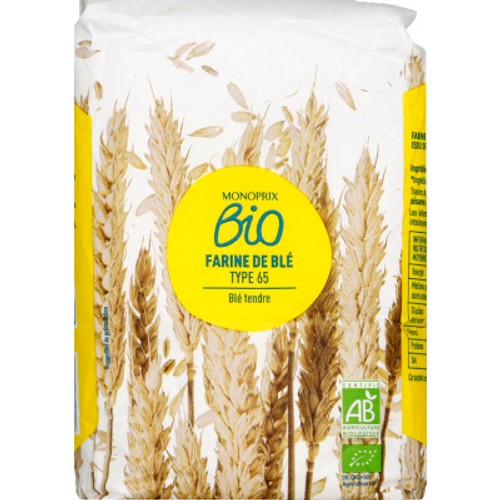 Monoprix Bio Farine De Blé Type 65 1kg