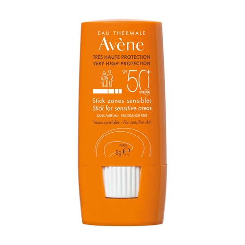 [Para] Avène Stick Solaire Indice 50+ Zones Sensibles 8g