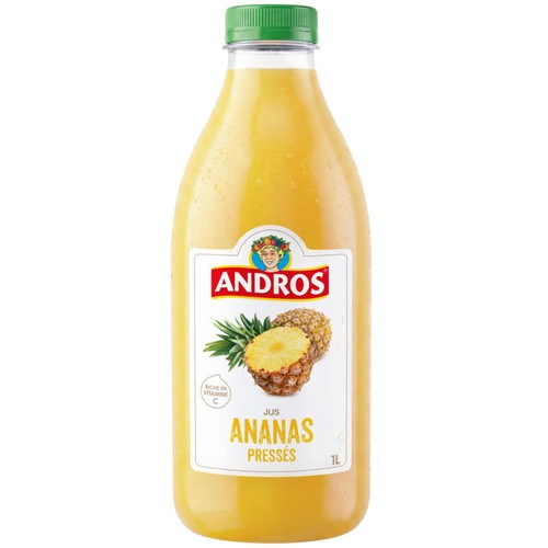 Andros Jus d'Ananas la bouteille de 1L