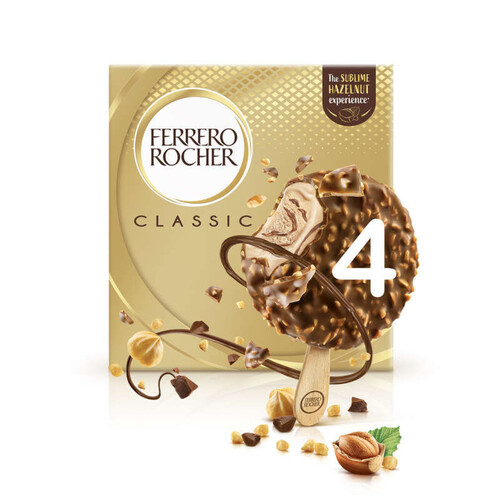 Ferrero Glace Chocolat Noisette x4 200g