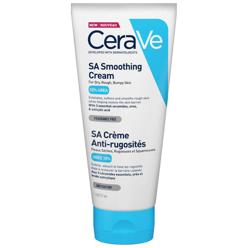 [Para] CeraVe SA Crème Anti-rugosités pour les peaux très sèches, rugueuses 177ml