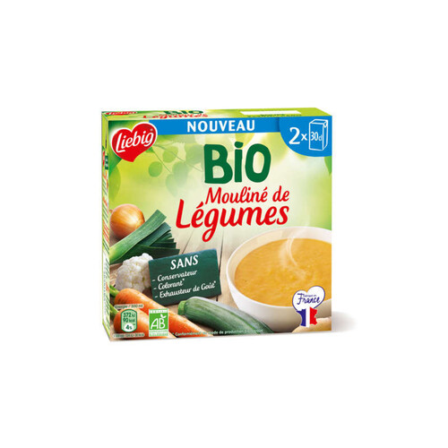 Liebig Mouliné de légumes Bio 2x30cl