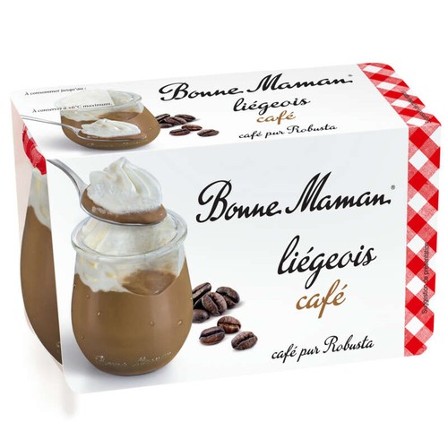 Bonne Maman Liégeois Café 2x105g