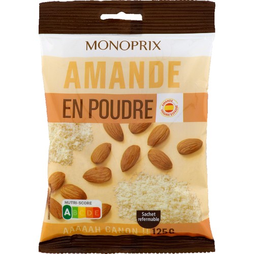 Monoprix Amande en poudre 125g