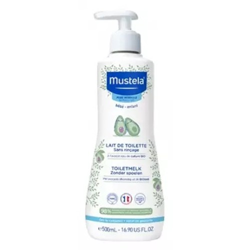 Mustela Lait de Toilette Sans Rinçage 500ml