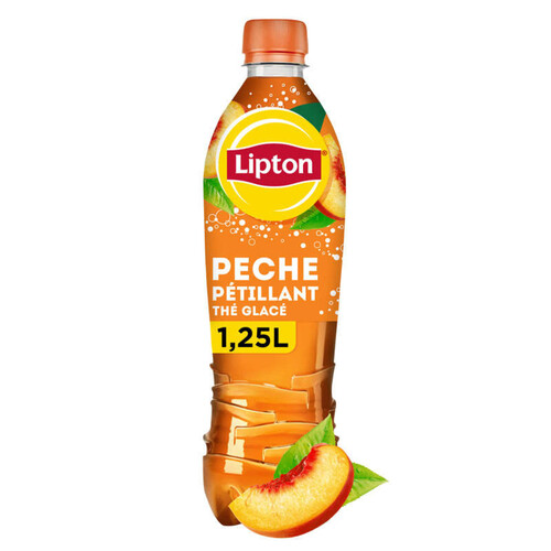 Lipton Pèche pétillant Thé Glacé 1.25l