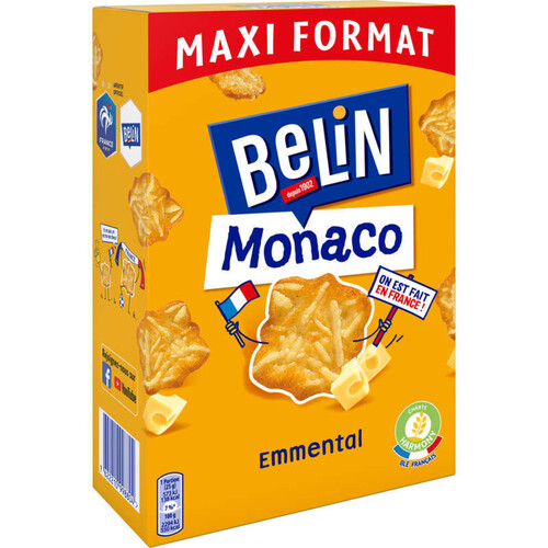 Belin Crackers Monaco Emmental 155 g