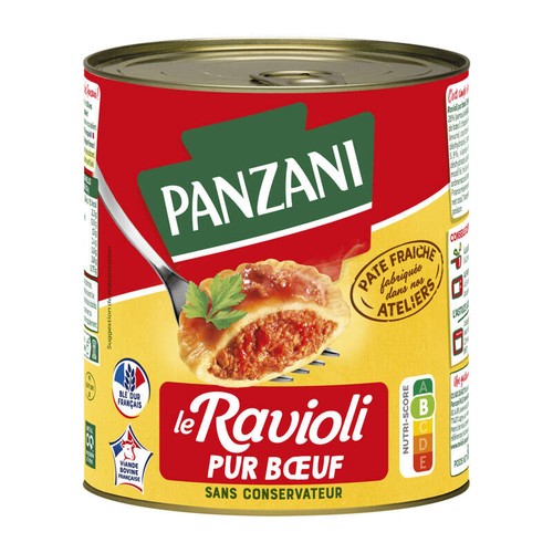 Panzani Ravioli pur bœuf 800g
