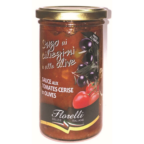 Florelli Sauce Tomate Aux Olives 250G.