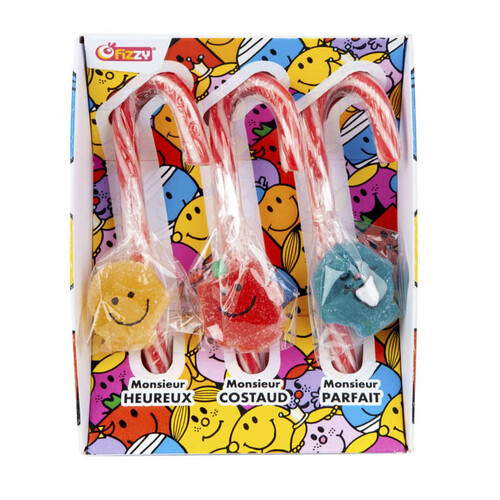 Fizzy Candy Canes Mr & Mme 66g