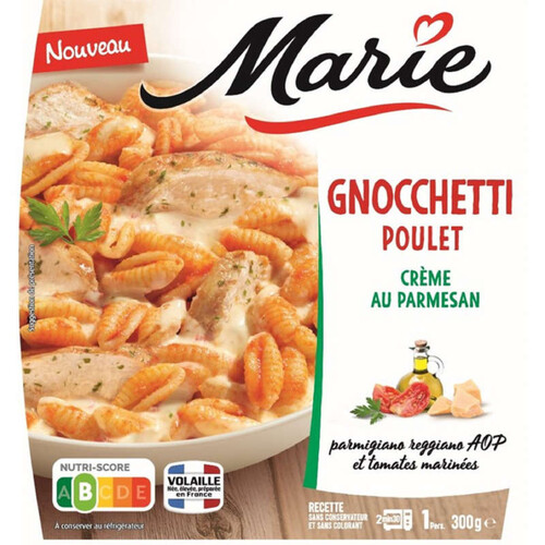 Marie gnocchetti au poulet crème au parmesan 300g