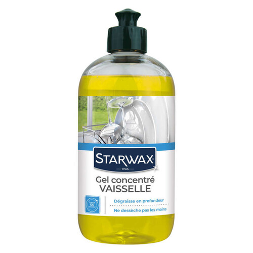 Starwax Gel Vaisselle Concentre Citron 500ml