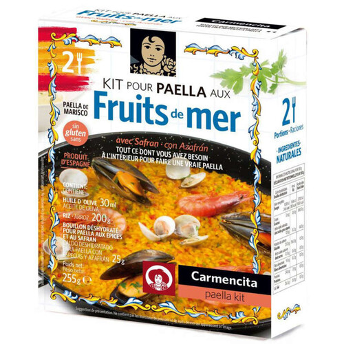 Marinesca Kit Paella Fruits De Mer Carmencita 255G