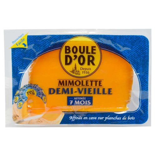 Boule d'Or Mimolette Demi-Vieille Affiné 7 Mois 250g