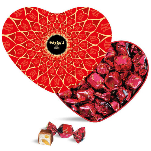 Maxim's De Paris Coeur Rouge Chocolat Au Lait Tendre Nougat 90g