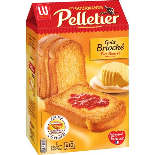 Lu Heudebert Biscottes goût Brioché 260g
