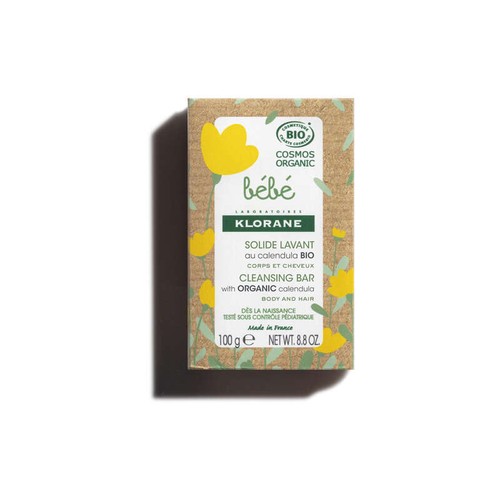 [Para] Klorane Solide Corps et Cheveux lavant Bio au Bébé 100g