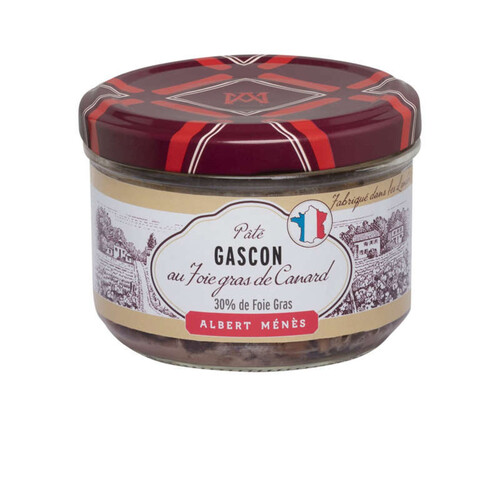 Albert Ménès Pâté Gascon Au Foie Gras Le Pot De 180G