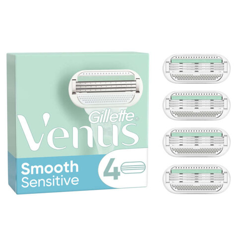 Gillette Venus smooth lames sensitive x4