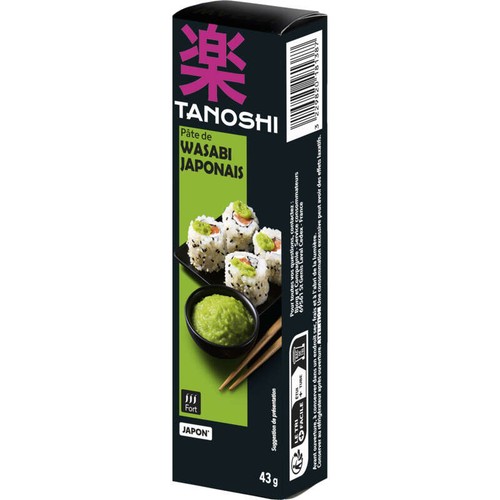 Tanoshi Condiment wasabi Japonais 43g