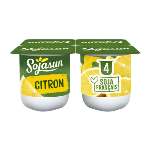 Sojasun spécialité au soja et citron 4x100g