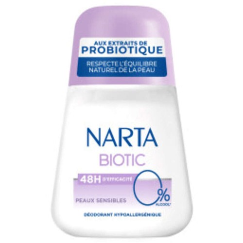 Narta Déodorant Bille Biotic 48H Peaux Sensibles 50ml