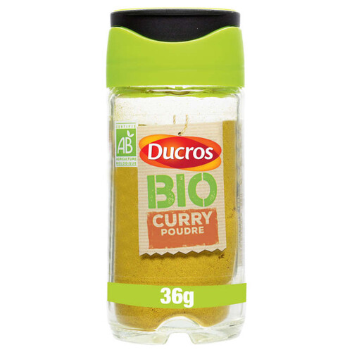 Ducros Curry En Poudre Bio 36G