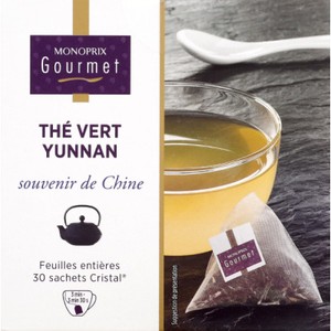 Monoprix Gourmet Thé Vert Yunnan, Souvenir De Chine 60g