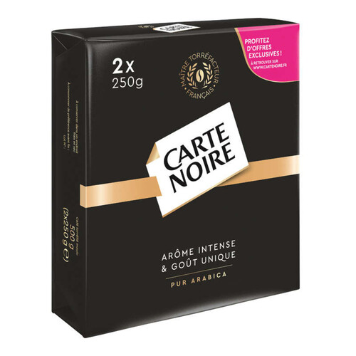 Carte Noire café moulu arome intense 2x 250g