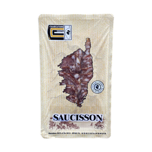 Charcuterie Costa Saucisson Corse en Tranches 100g