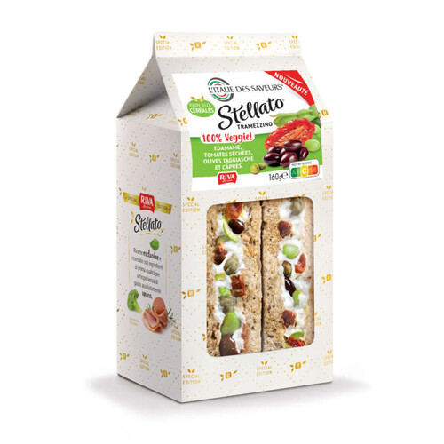 L'italie des Saveurs Tramezzino Veggie 160g