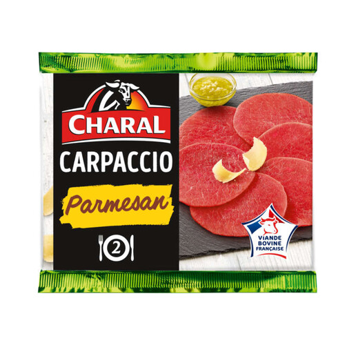Charal Carpaccio Au Parmesan Et Son Huile D'Accompagnement 230G