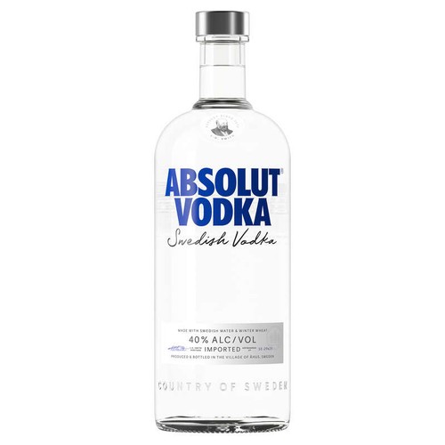 Absolut Vodka, 40% Vol. 1L