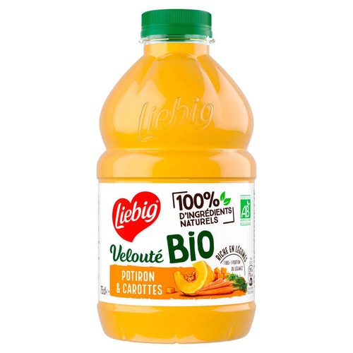 Liebig Bio Velouté De Potiron & Carottes 75cl