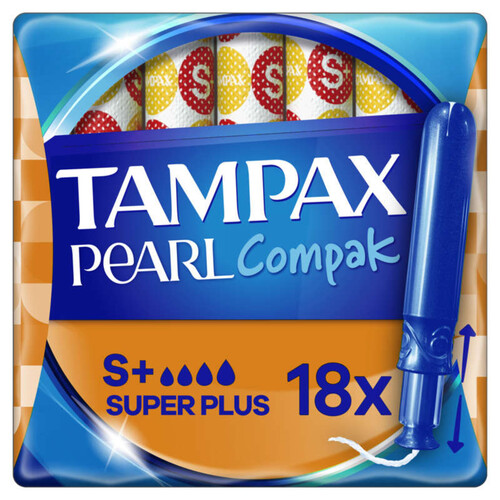 Tampax Compak Pearl Super Plus X18