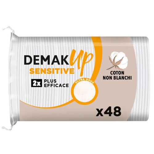Demak'Up Coton À Démaquiller Sensitive Ovales X48