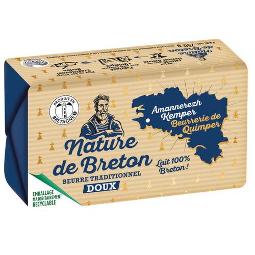 Candia - Nature De Breton - Doux beurre 250g